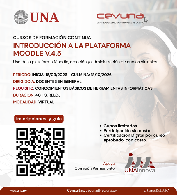 INTRODUCIÓN A LA PLATAFORMA MOODLE VERSIÓ 4.5